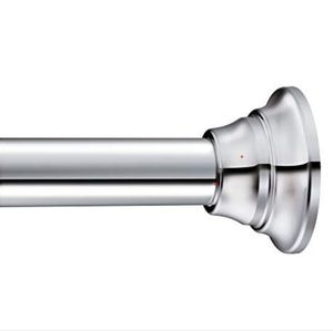 Moen 44-72-Inch Adjustable Tension Mount Straight Shower Curtain Rod Chrome New